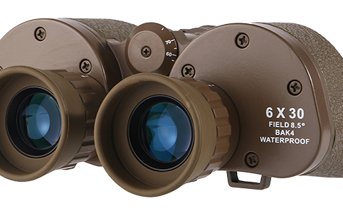 Military-grade binoculars for tactical use